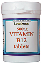 Lewtress Vitamin B12 500ug